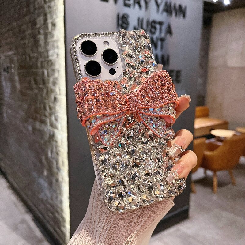 Luxury diamond 16promax to X/Xs iphone case with diamond protective cover