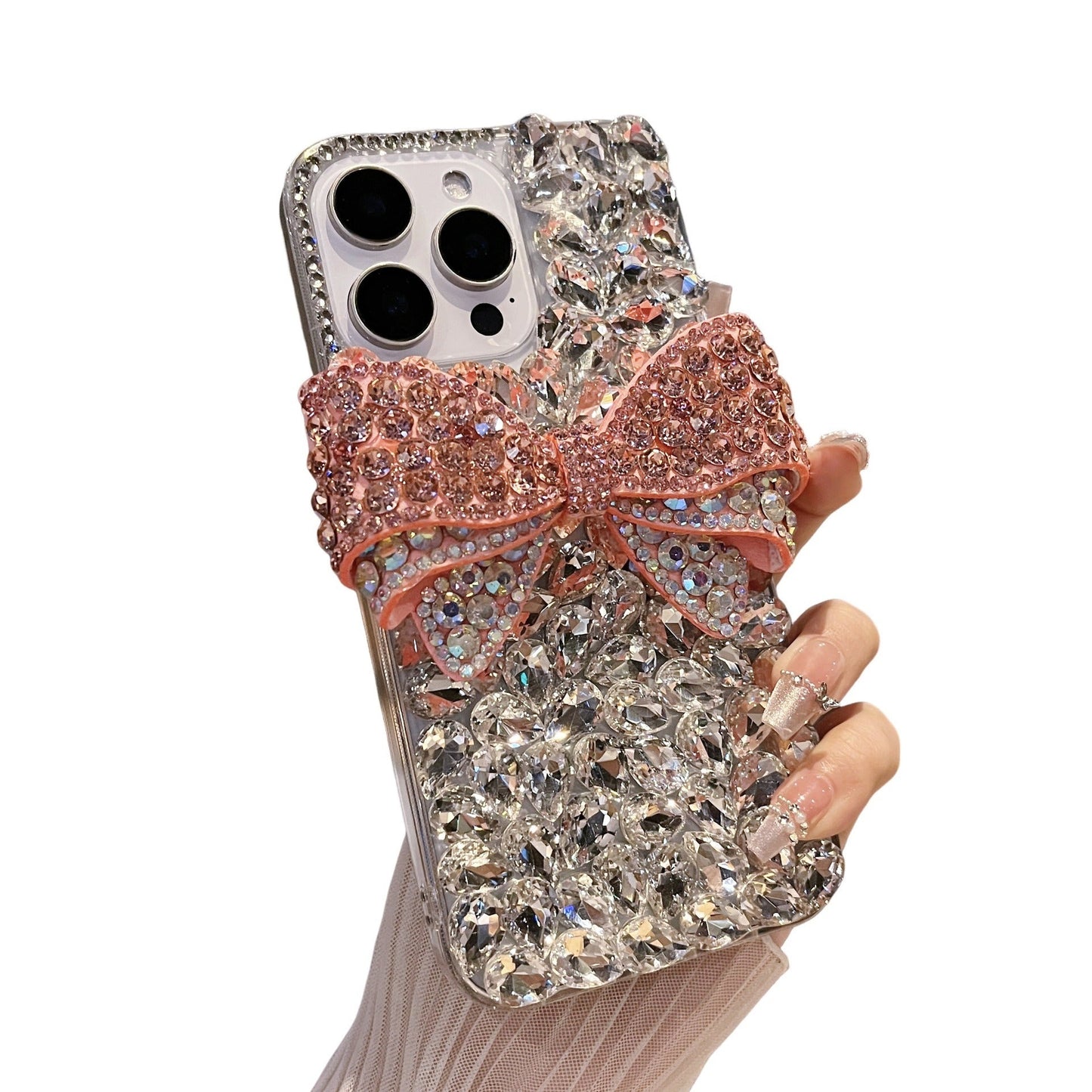 Luxury diamond 16promax to X/Xs iphone case with diamond protective cover