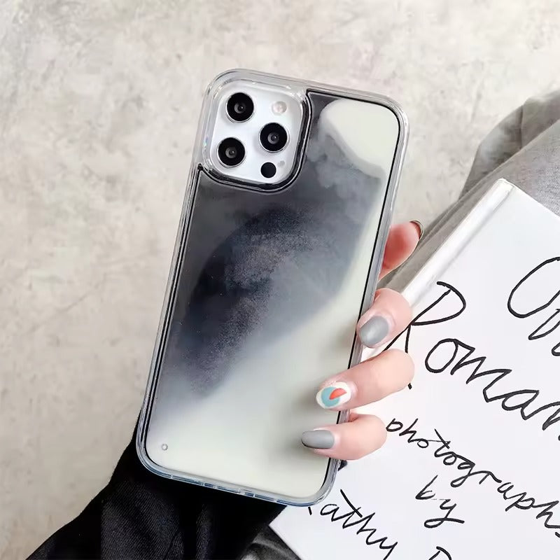 Color Liquid Quicksand Luminous iphone case