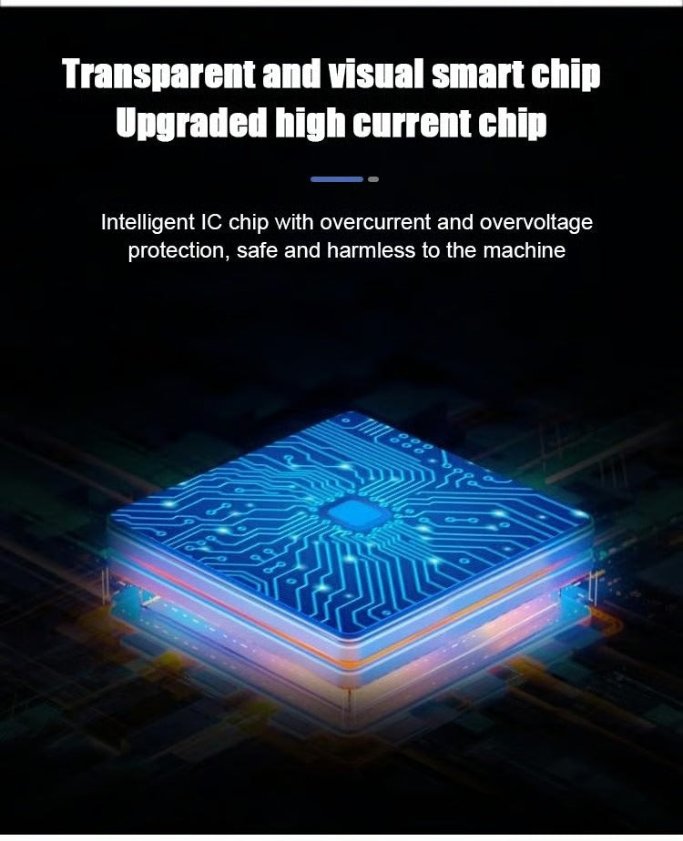 Transparent Luminous Charging 3-in-1 Data Cable