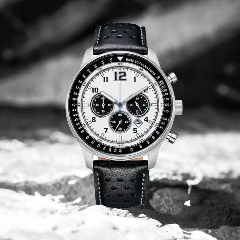 π Men's Waterproof Multifunctional Quartz Watch