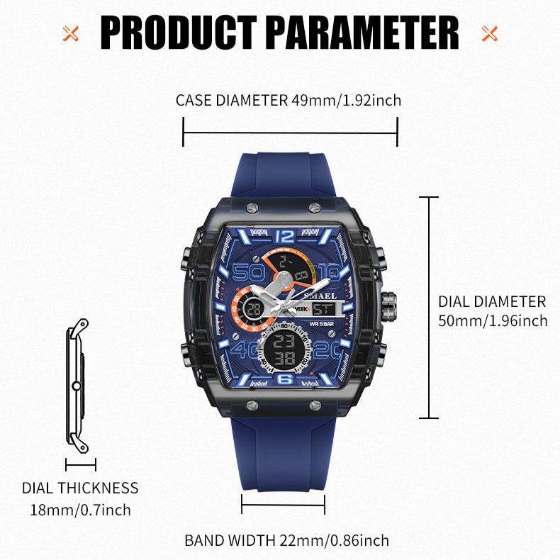 Multi-Function Sport & Casual Digital Watch