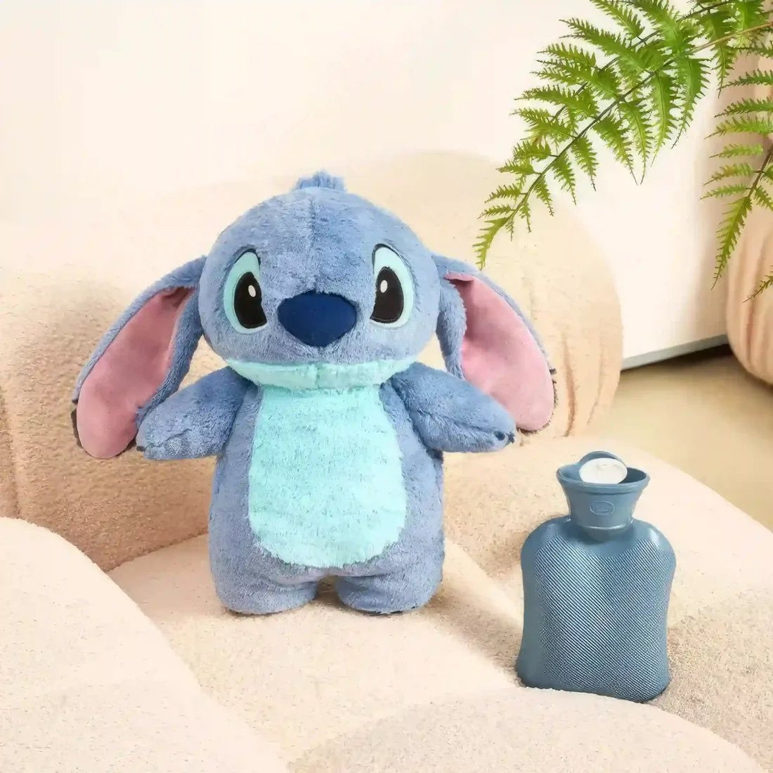 Stitch Teddy with Hot Water Bag Comfort Ideal for Relaxation and period cramps