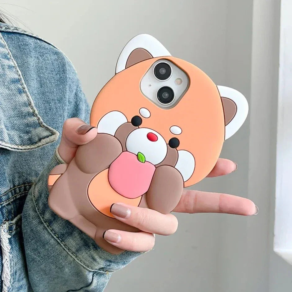 Red panda and Recoon iphone cases