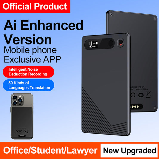 Newest AI ChatGPT Smart Magnetic Call, Meeting, Class Recorder 64GB