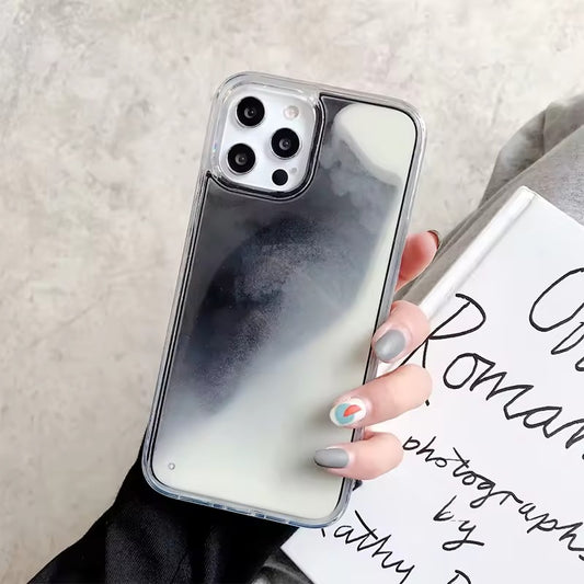 Color Liquid Quicksand Luminous  iphone case