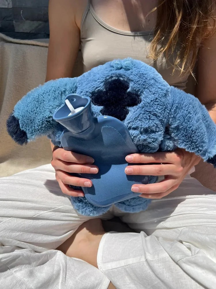 Stitch Teddy with Hot Water Bag Comfort Ideal for Relaxation and period cramps