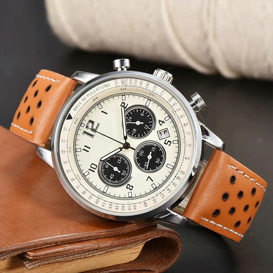 🎁 Men's Waterproof Multifunctional Quartz Watch